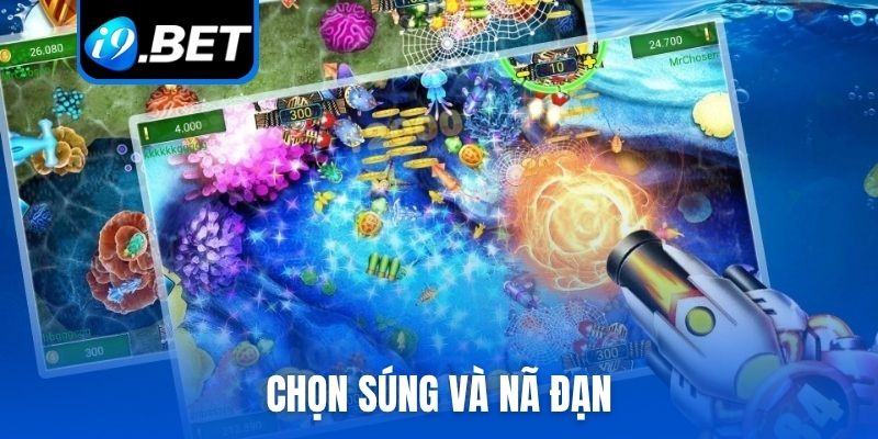 Chọn súng và nã đạn trong bắn cá Long vương