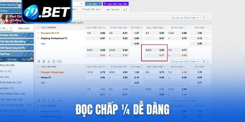 Đọc chấp 1/4 dễ dàng