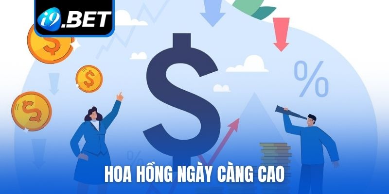 Hoa hồng đại lý i9bet ngày càng cao