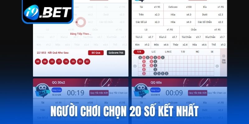Người chơi chọn 20 số kết nhất
