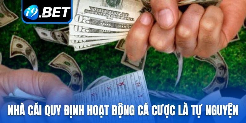 Nhà cái quy định hoạt động cá cược là tự nguyện