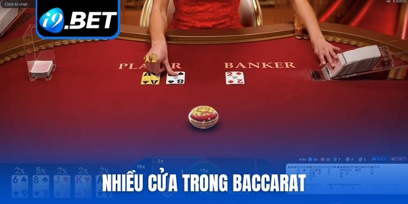 Nhiều cửa trong Live Baccarat