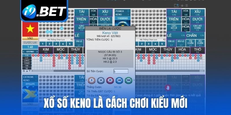 Xổ số Keno là cách chơi kiểu mới
