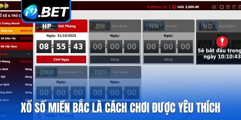 Xổ số miền Bắc là cách chơi được yêu thích