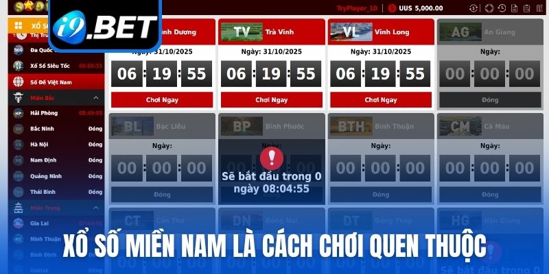 Xổ số miền Nam là cách chơi quen thuộc