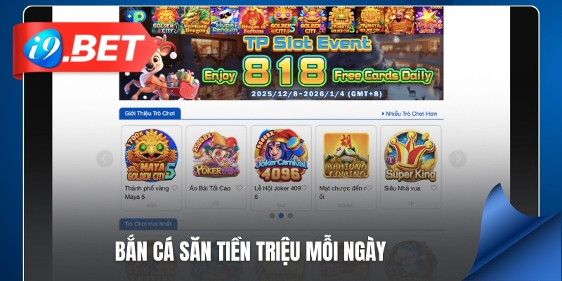Bắn cá săn tiền triệu mỗi ngày