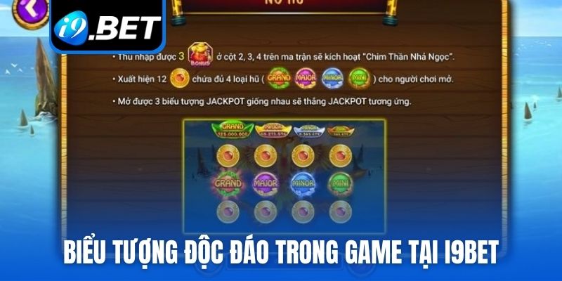 Biểu tượng độc đáo trong game tại i9bet