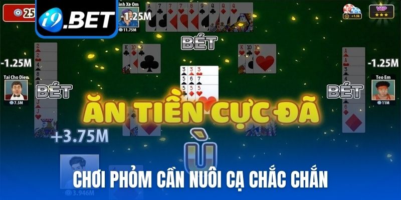 Chơi Phỏm nên nuôi cạ chắc chắn
